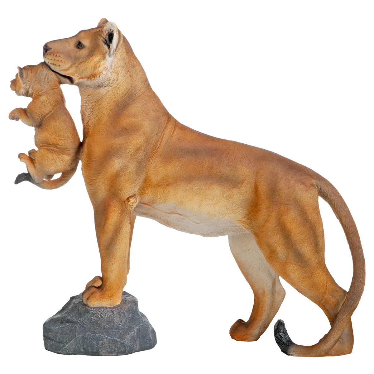 Image Thumbnail for Dt Lioness With Cub Statue